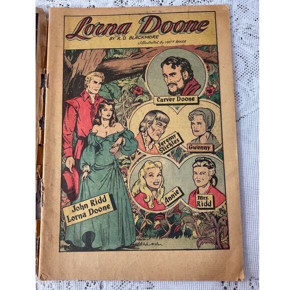 Vintage 1946 Classics Illustrated Lorna Doone No. 32  Comics - Picture 5 of 7